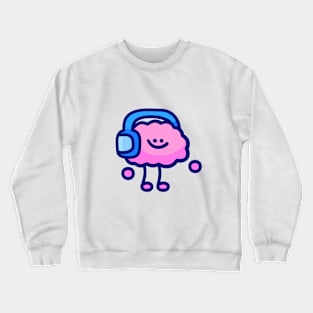 Vibing Brain Crewneck Sweatshirt